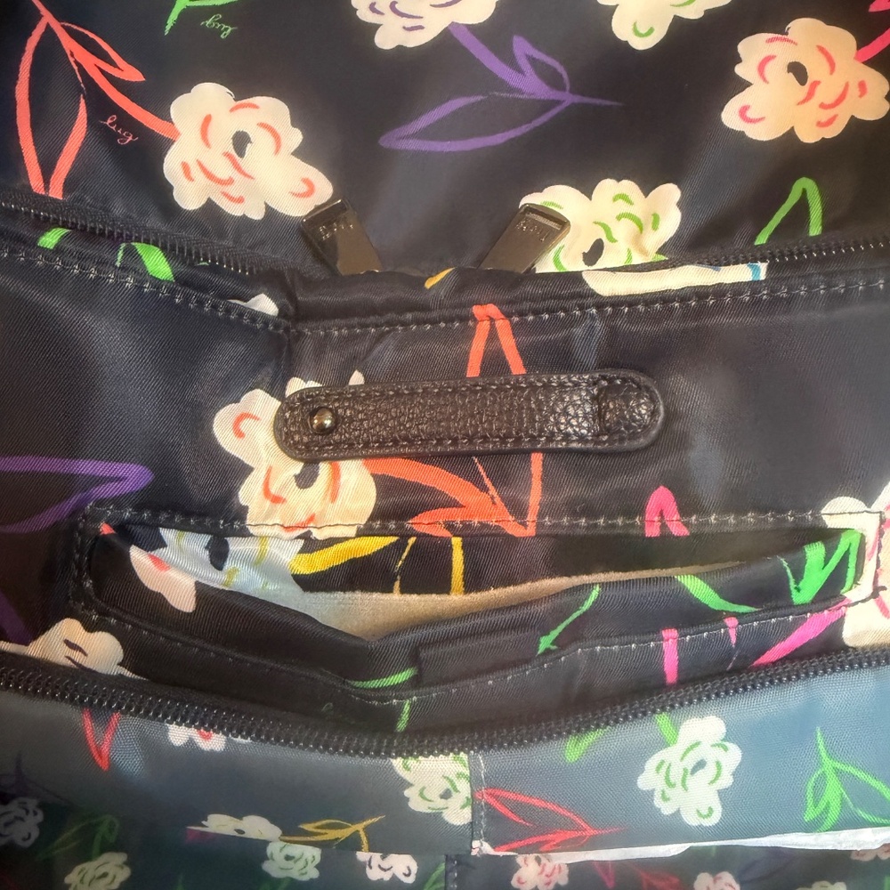 LUG Bright Floral Trolley Duffel~NEW with tags - Picture 15 of 16